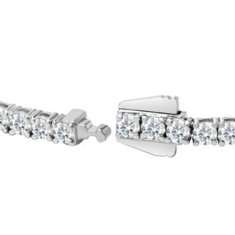 3 Carat Lab Grown Diamond Tennis Bracelet In Sterling Silver, 7 Inches