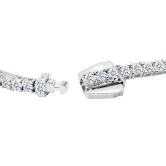 5 Carat Lab Grown Diamond Tennis Bracelet In Sterling Silver, 7 Inches