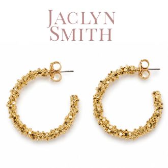 Jaclyn Smith Evening Hoop Earrings In Gold