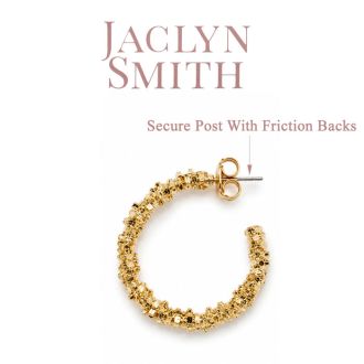 Jaclyn Smith Evening Hoop Earrings In Gold