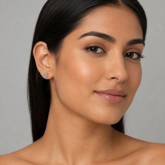 Martha Stewart Everyday Round Colored Stone Earrings Set of 3
