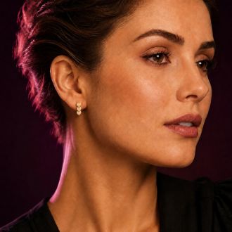 Martha Stewart Everyday Gold Pearl Hoop Earrings Set of 3