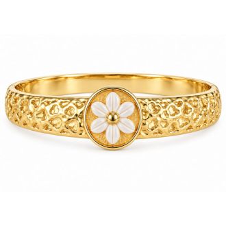 Draper James Signature Magnolia Gold Bangle
