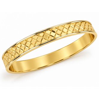Draper James Woven Gold Bangle
