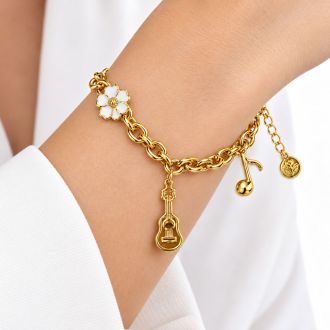 Draper James Nashville Charm Bracelet In Gold