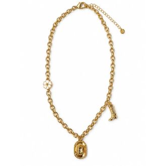Draper James Cowboy Charm Necklace In Gold
