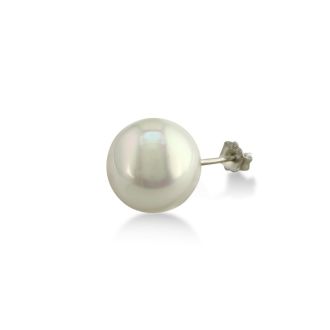 Pearl Stud Earrings With 12mm Shell Pearls