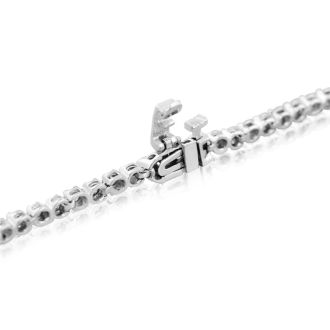 2 1/4 Carat Diamond Tennis Bracelet In 14 Karat White Gold, 8 Inches