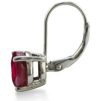 5ct Ruby Drop Earrings
