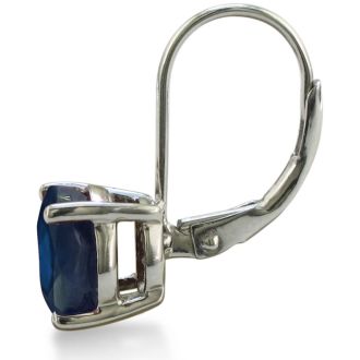 5ct Sapphire Leverback Earrings
