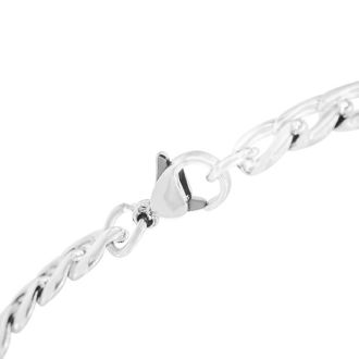 Stainless Steel ID Bracelet With Free Custom Engraving, 7.5 Inches