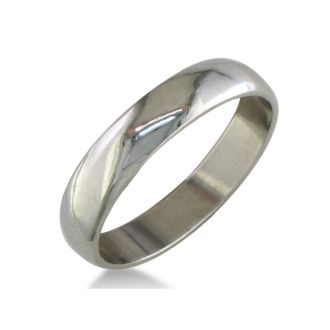 Classic 5mm Stainless Steel Wedding Band
