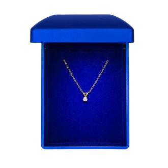 1/5ct 14k Yellow Gold Diamond Pendant