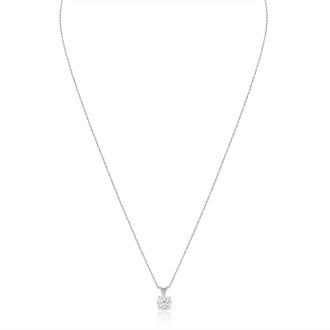 2/3ct 14k White Gold Diamond Pendant, 2 Stars