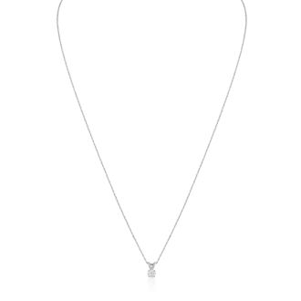 1/6ct 14k White Gold Diamond Pendant