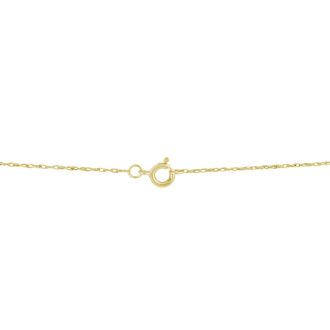 1/4ct 14k Yellow Gold Diamond Pendant