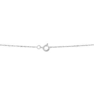 3/8ct 14k White Gold Diamond Pendant