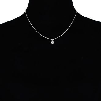 1/6ct 14k White Gold Diamond Pendant