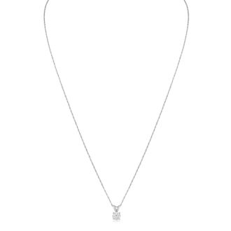 1/3ct 14k White Gold Diamond Pendant, 4 stars