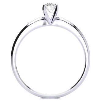 1/4 Carat 14K White Gold Diamond Engagement Ring