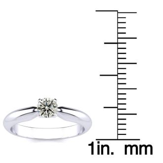 1/4 Carat 14K White Gold Diamond Engagement Ring