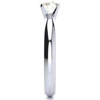18K White Gold 3/4 Carat Diamond Engagement Ring