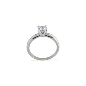 1/2ct Princess Diamond Solitaire Engagement Ring in 14k White Gold
