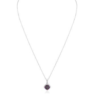 1 1/2 Carat Mystic Topaz Necklace 