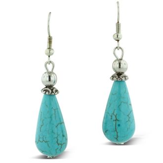 Turquoise Teardrop Earrings. Blowout For Summer!
