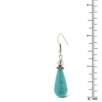 Turquoise Teardrop Earrings. Blowout For Summer!
