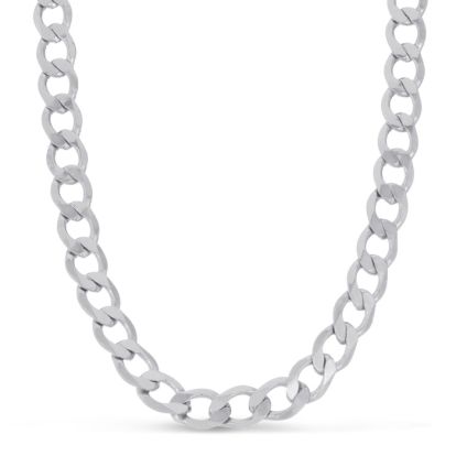 Classic Stainless Steel Curb Chain Necklace.  Major Heavy Chain That Screams Manly!
