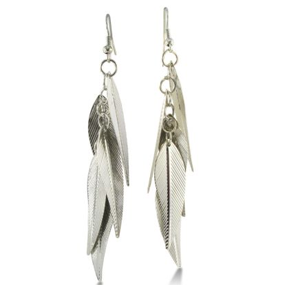 Lightweight Multi-Leaf Dangle Earrings