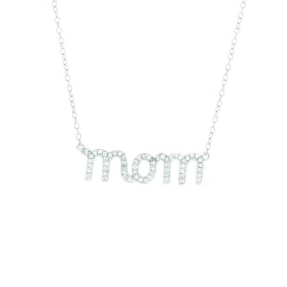 Spoil Mom with this 18 inch CZ Necklace