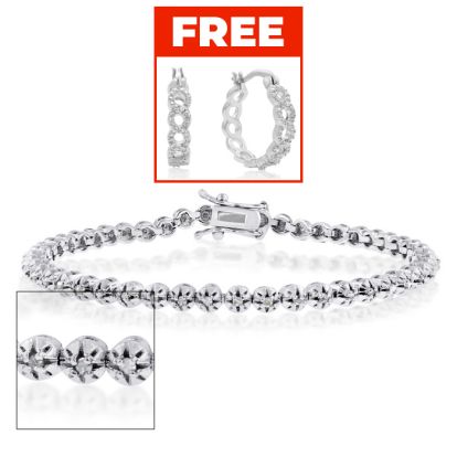 1ct Round Diamond Tennis Bracelet. Classic Design.  Back In Stock After Years!  Grab One!