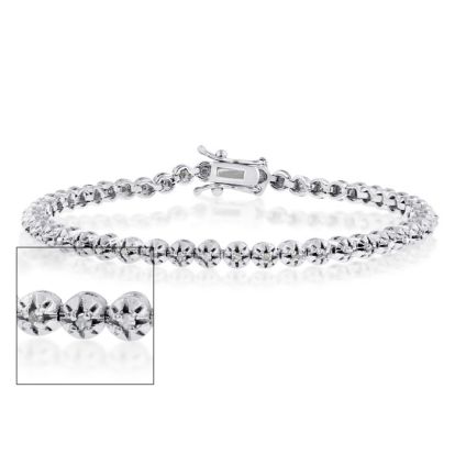 Classic 1 Carat Natural Diamond Bracelet