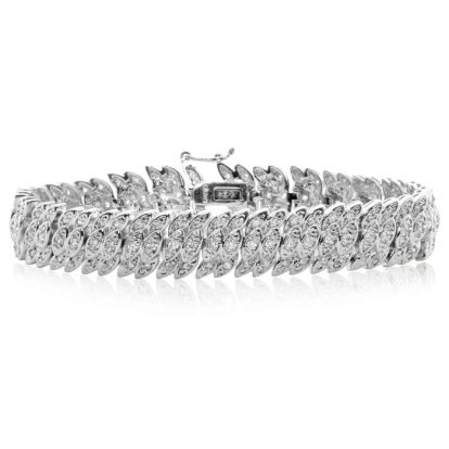 2 Carat Diamond Tennis Petal Bracelet