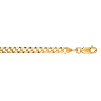 14 Karat Yellow Gold 3.60mm 18 Inch Comfort Curb Chain