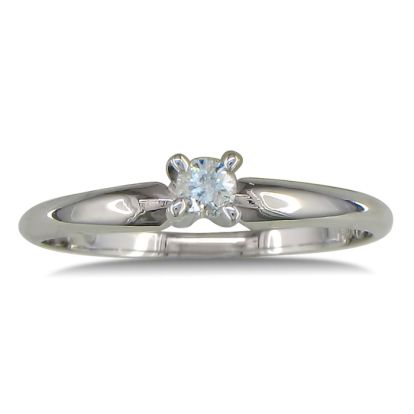 .10ct Diamond Promise Ring in 10k White Gold