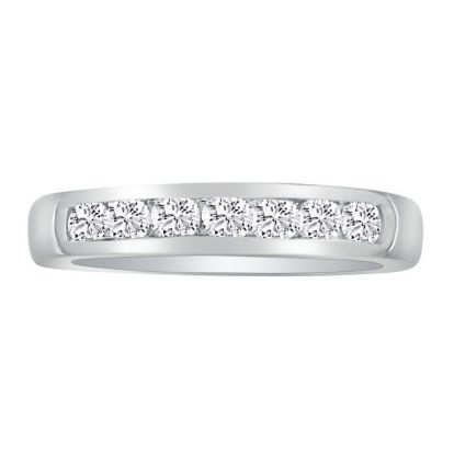 1/3 Carat Diamond Wedding Band In Platinum