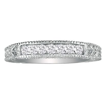 7 Diamond Wedding Band In Platinum