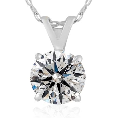 Lowest Price Ever--By Far! 1ct Diamond Pendant in 14k White Gold. UNHEARD OF PRICE!