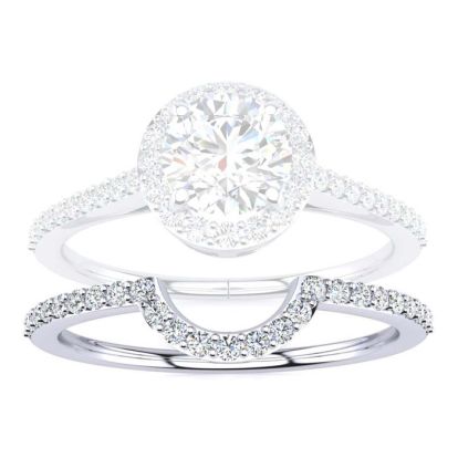 1/5 Carat Diamond Matching Wedding Band, Matches JWL24776, White Gold