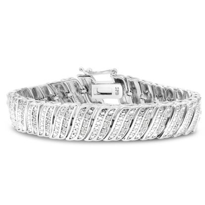 1 Carat Diamond Wave Bracelet, 7 Inches. Sold Out In 1 Day And Finally Back In Stock!