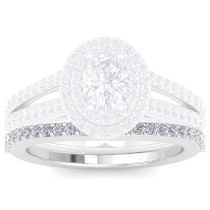 1/4 Carat Diamond Wedding Band In 14 Karat White Gold