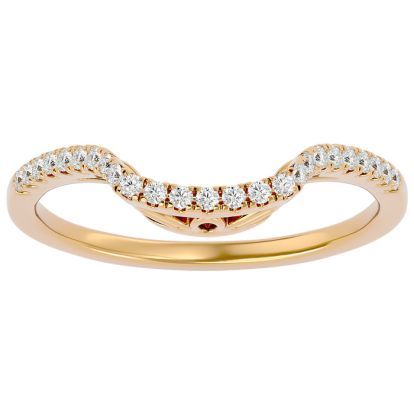 1/4 Carat Diamond Wedding Band In 14 Karat Yellow Gold