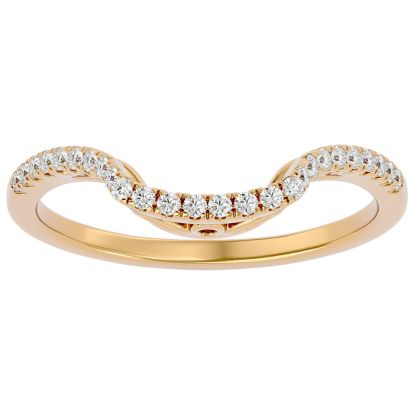 1/4 Carat Diamond Wedding Band In 14 Karat Yellow Gold