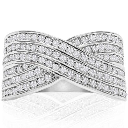 1 Carat Rose Cut Rose Cut Diamond Swirl Cocktail Ring. Amazing New Diamond Ring Style Everyone Will LOVE!