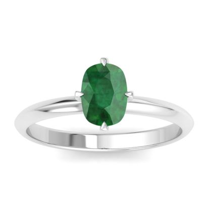 Emerald Ring: 1 Carat Emerald Ring