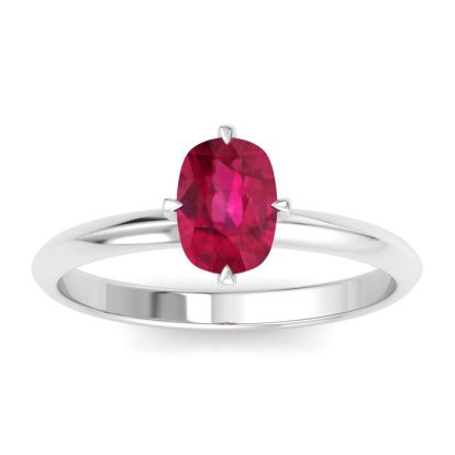 Ruby Ring: 1 Carat Ruby Ring