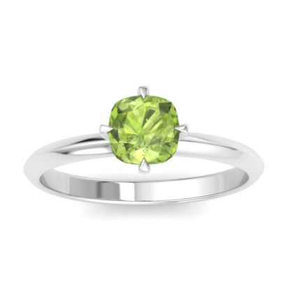 Peridot Ring: 1 Carat Peridot Ring